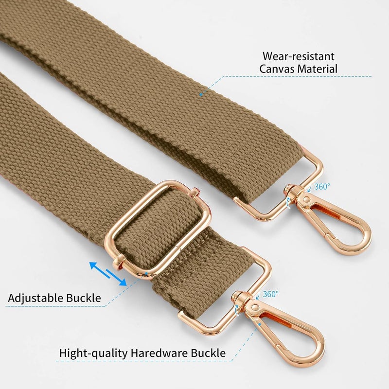 Hamdecro Store Wide Purse Strap Replacement Crossbody Shoulder Bag, Universal Adjustable Straps for Bags - Image 3
